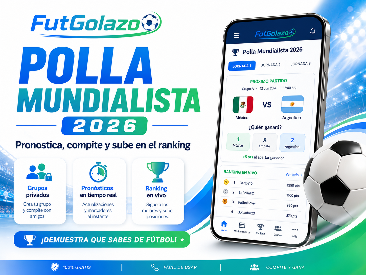 FutGolazo Polla Mundialista