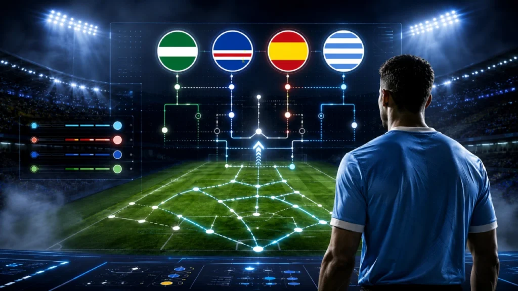 Tabla del Grupo H del Mundial 2026 con Uruguay obligado a ganarle a España para clasificar a la siguiente ronda.