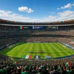 Estadio Azteca lleno para el partido inaugural del Mundial 2026 entre México y Sudáfrica