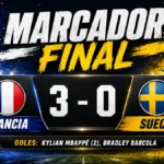 Francia venció 3-0 a Suecia en la ronda de 32 del Mundial 2026. Mbappé marcó dos goles y Barcola completó la goleada.